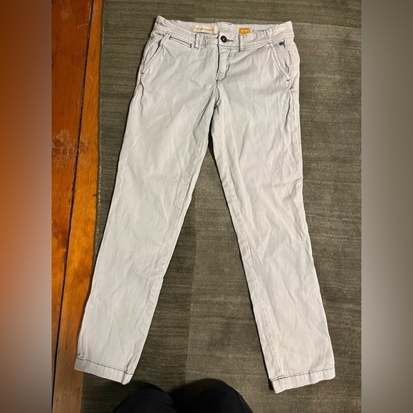 Pilcro and the Letterpress Light Gray Hyphen Chinos Size 26 - Picture 1 of 8
